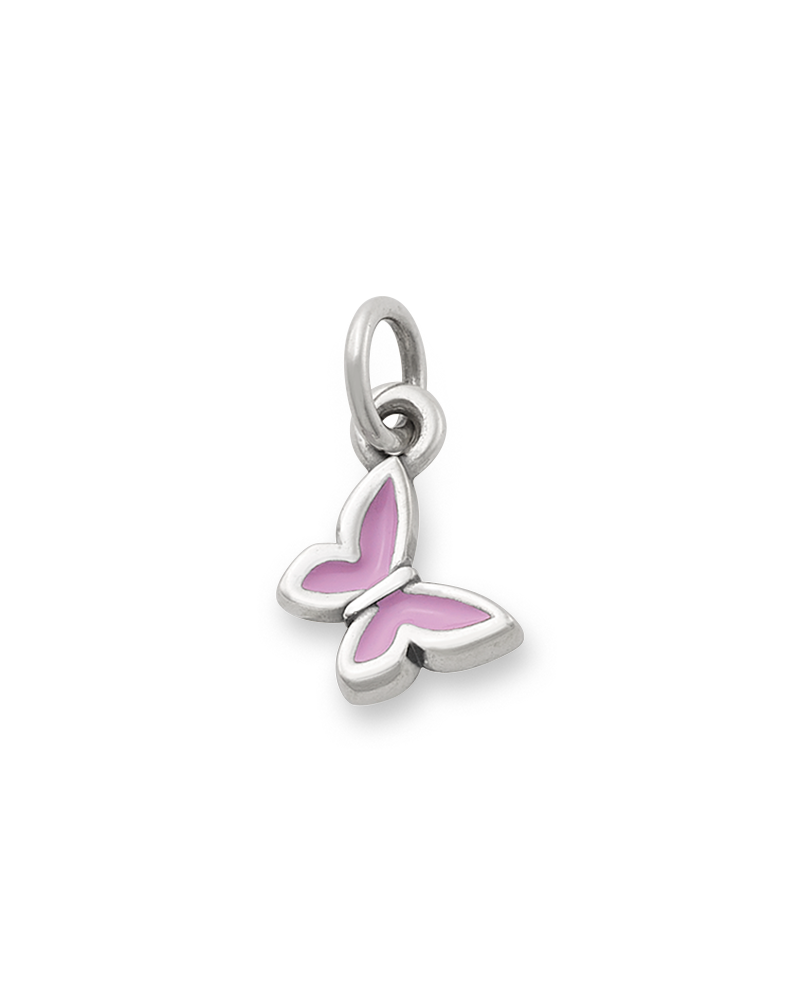 Enamel Purple Mini Butterfly Charm - Image 3