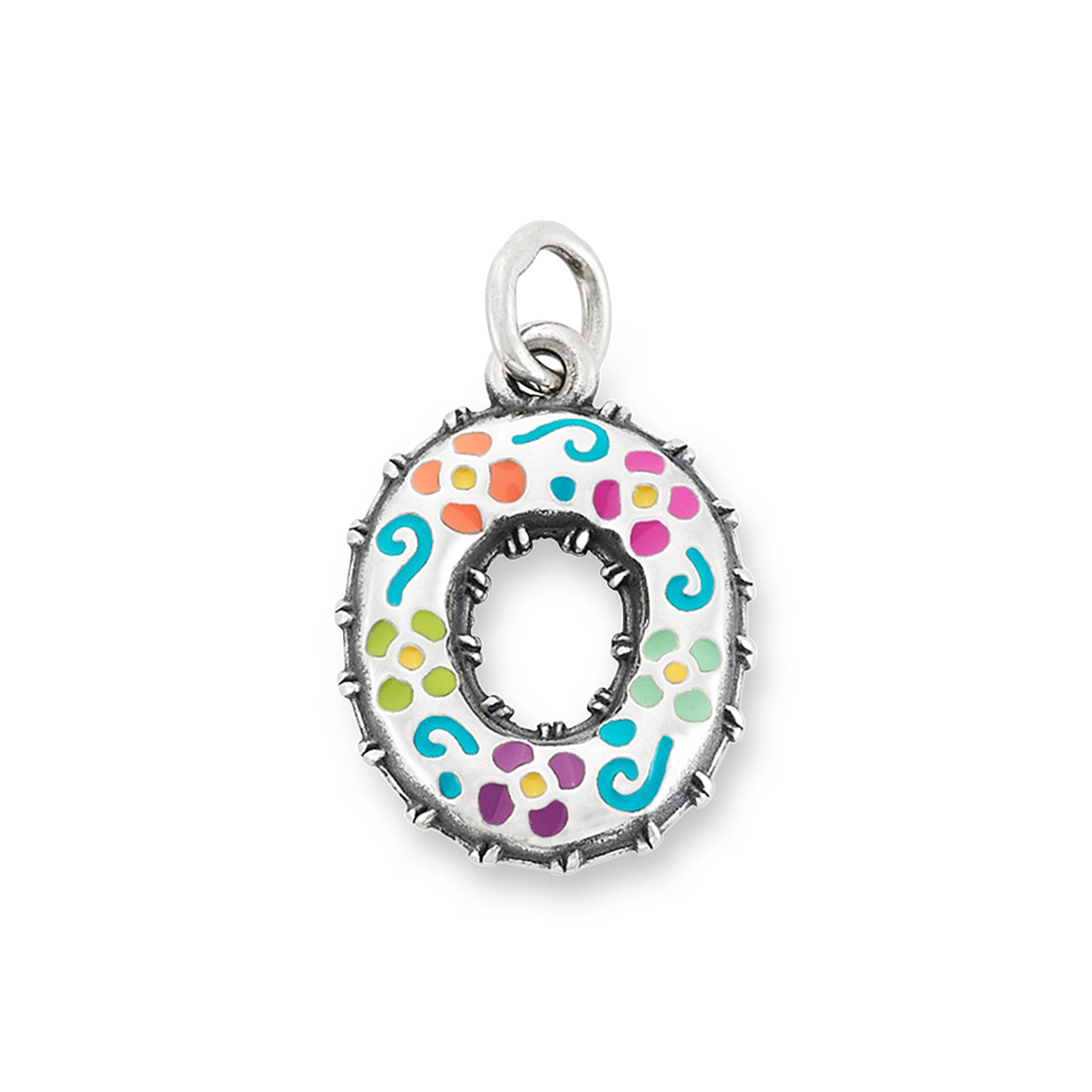 Enamel Consuela Floral Initial Charm - Image 16