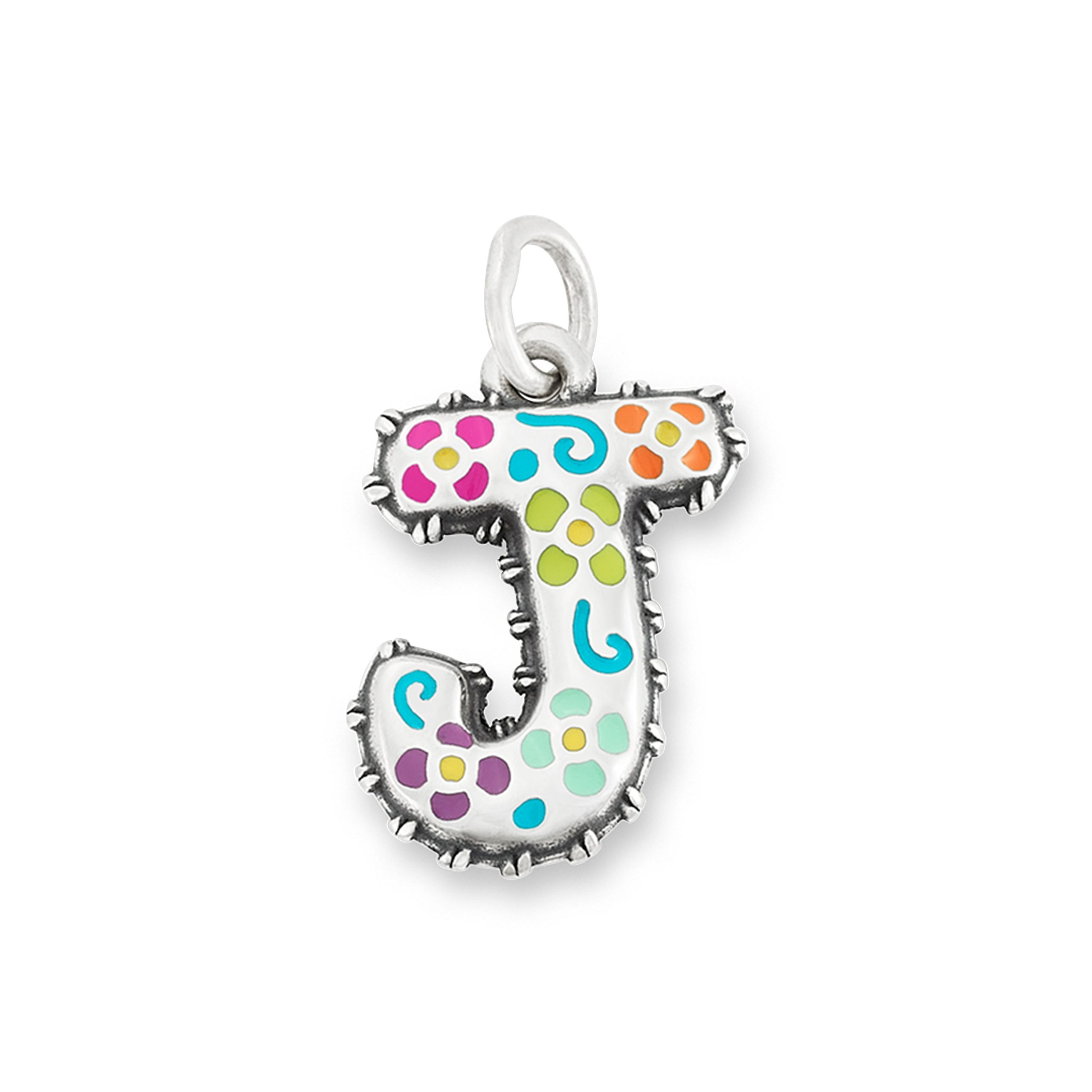 Enamel Consuela Floral Initial Charm - Image 11