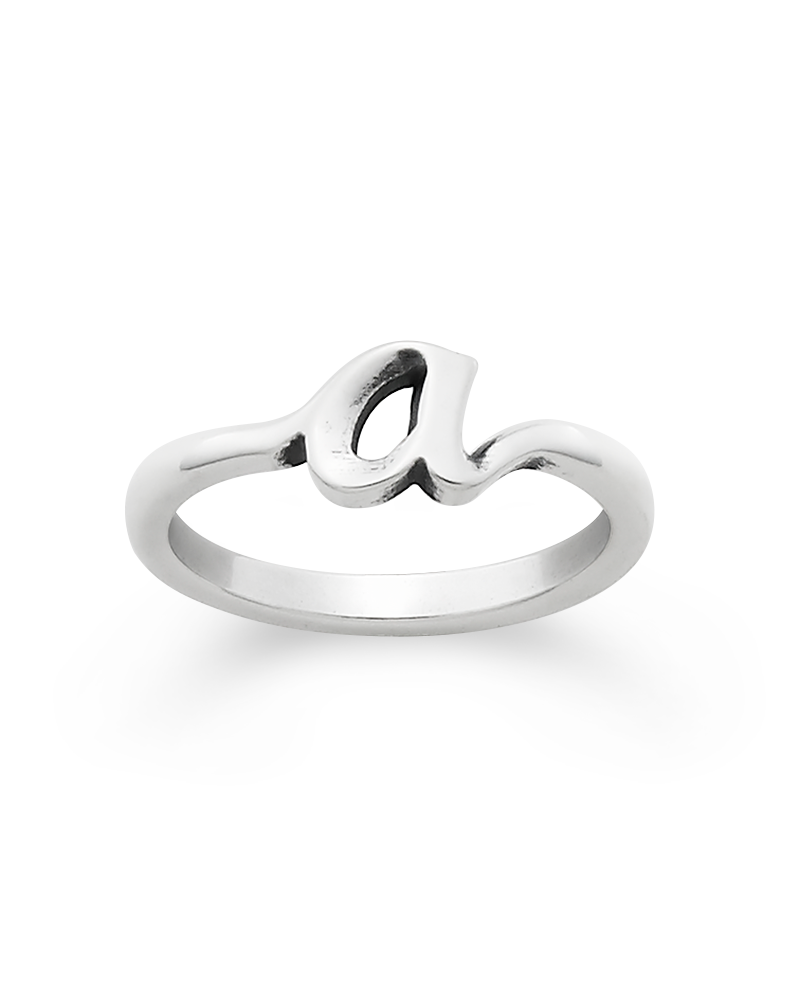 Script Initial 'A' Ring