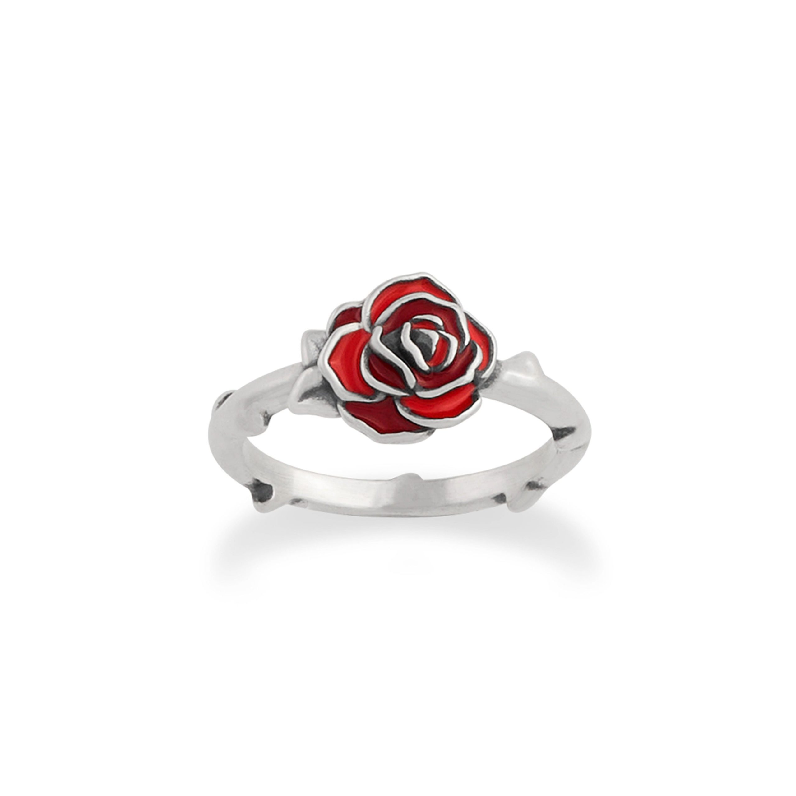 Enamel Consuela Red Rose Ring - Image 2