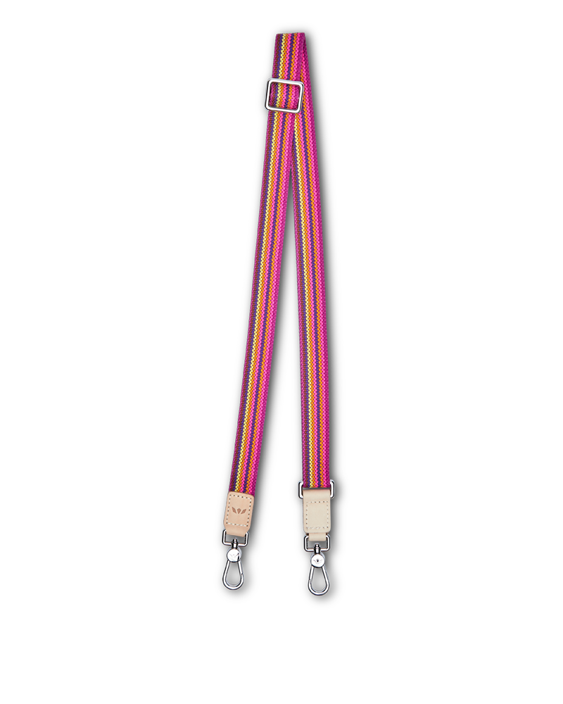 Bubbles Slim Webbing Crossbody Strap